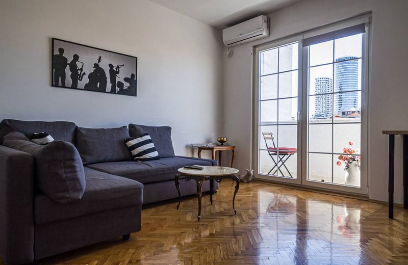 Аренда стильной меблированной 2-комнатной квартиры 54 м², Белград, Сербия